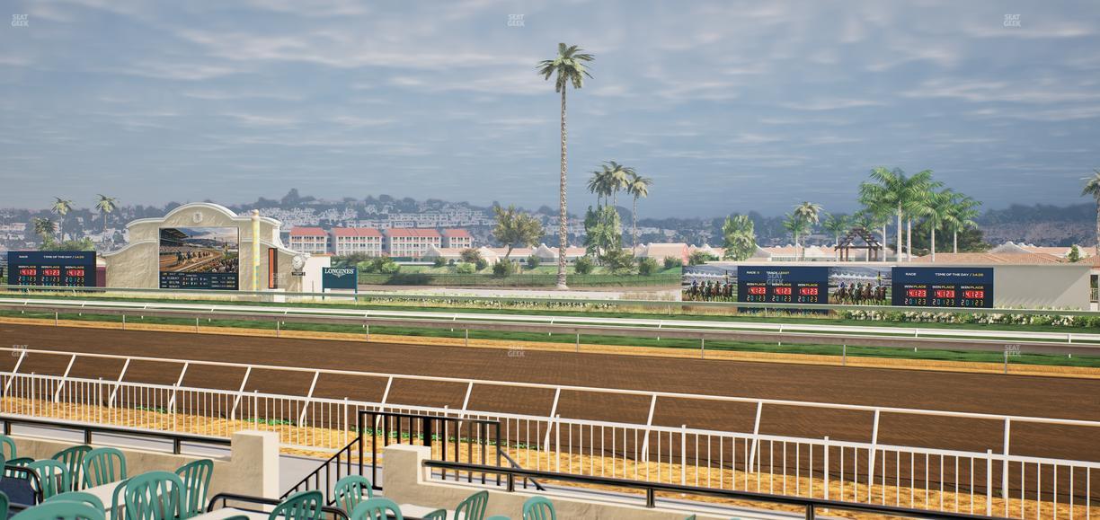 Del Mar Thoroughbred Club - Section Clubhouse Terrace Lvl 2 Tbl 316 Seat View
