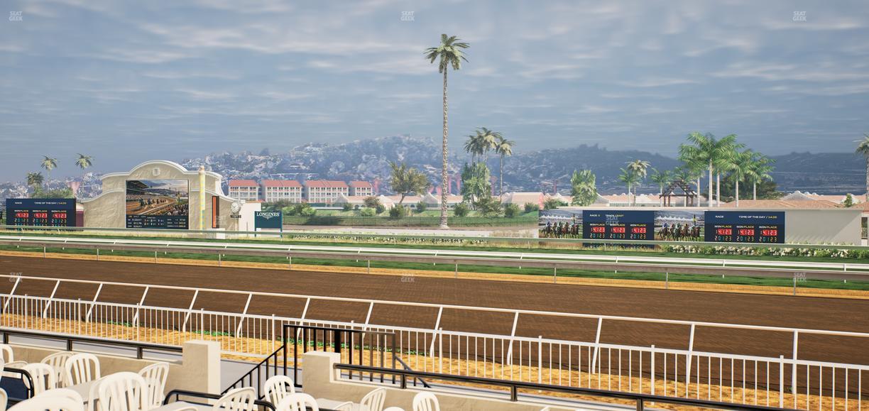 Del Mar Thoroughbred Club - Section Clubhouse Terrace Lvl 2 Tbl 316 Seat View
