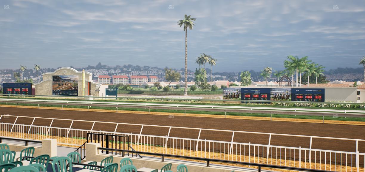 Del Mar Thoroughbred Club - Section Clubhouse Terrace Lvl 2 Tbl 317 Seat View