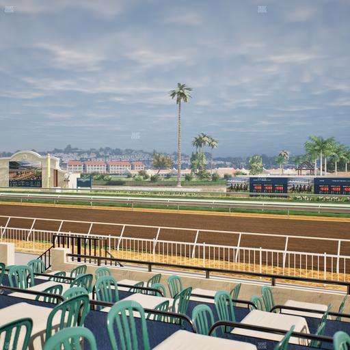 Del Mar Thoroughbred Club - Section Clubhouse Terrace Lvl 2 Tbl 317 Seat View