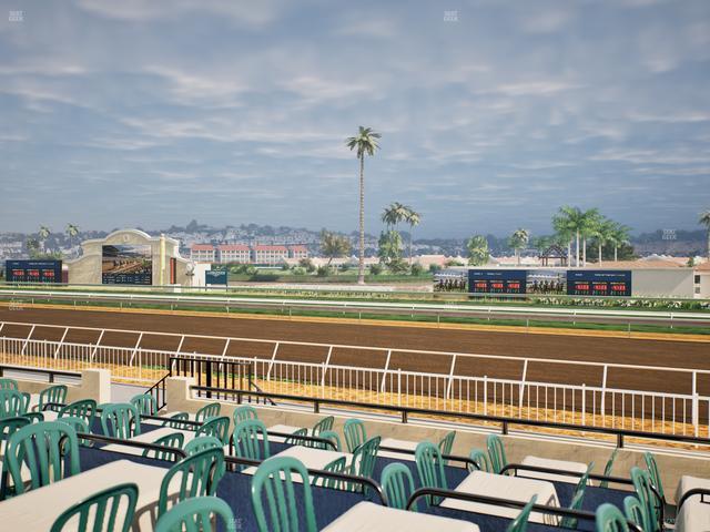 Del Mar Thoroughbred Club - Section Clubhouse Terrace Lvl 2 Tbl 317 Seat View