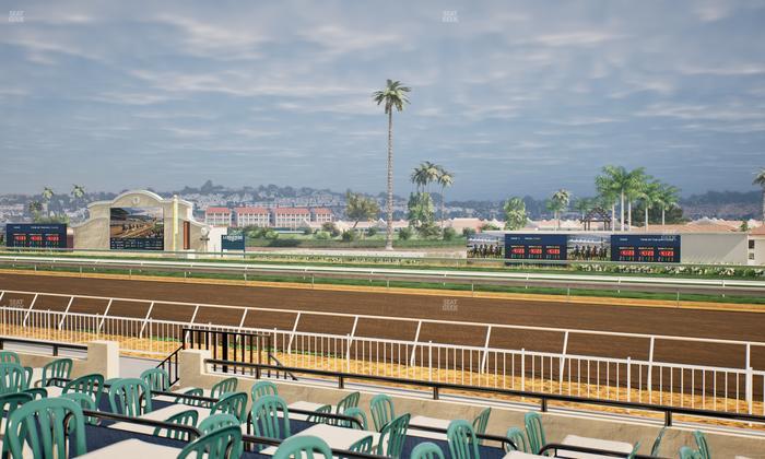 Del Mar Thoroughbred Club - Section Clubhouse Terrace Lvl 2 Tbl 317 Seat View