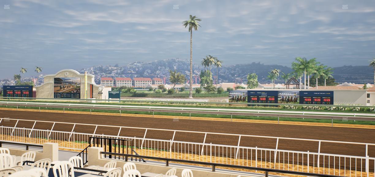 Del Mar Thoroughbred Club - Section Clubhouse Terrace Lvl 2 Tbl 317 Seat View