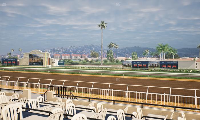 Del Mar Thoroughbred Club - Section Clubhouse Terrace Lvl 2 Tbl 317 Seat View