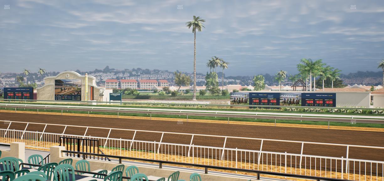 Del Mar Thoroughbred Club - Section Clubhouse Terrace Lvl 2 Tbl 318 Seat View