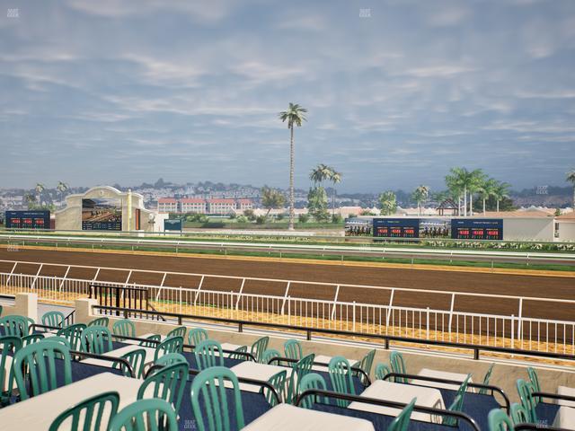 Del Mar Thoroughbred Club - Section Clubhouse Terrace Lvl 2 Tbl 318 Seat View
