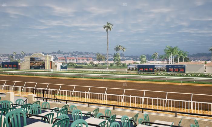 Del Mar Thoroughbred Club - Section Clubhouse Terrace Lvl 2 Tbl 318 Seat View
