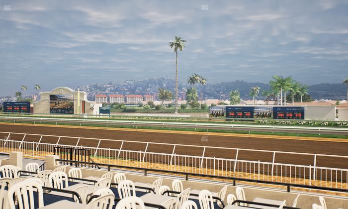 Del Mar Thoroughbred Club - Section Clubhouse Terrace Lvl 2 Tbl 318 Seat View