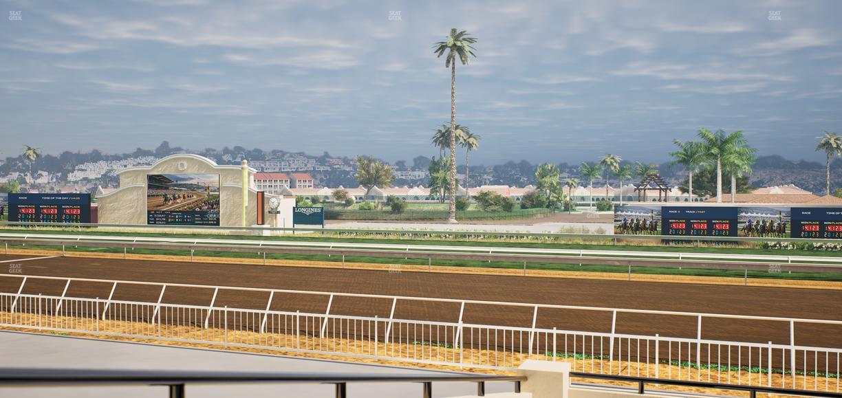 Del Mar Thoroughbred Club - Section Clubhouse Terrace Lvl 2 Tbl 407 Seat View