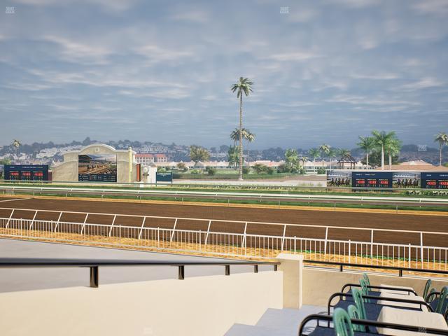 Del Mar Thoroughbred Club - Section Clubhouse Terrace Lvl 2 Tbl 407 Seat View