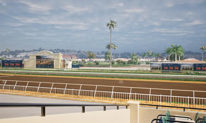 Del Mar Thoroughbred Club - Section Clubhouse Terrace Lvl 2 Tbl 407 Seat View