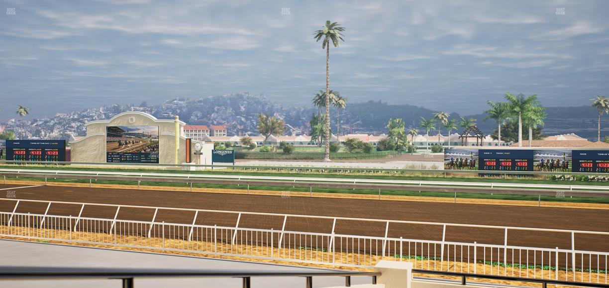 Del Mar Thoroughbred Club - Section Clubhouse Terrace Lvl 2 Tbl 407 Seat View