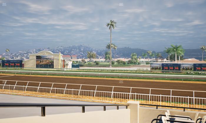 Del Mar Thoroughbred Club - Section Clubhouse Terrace Lvl 2 Tbl 407 Seat View