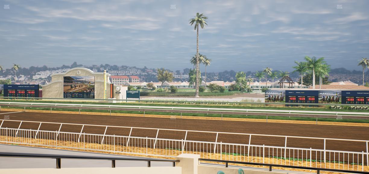 Del Mar Thoroughbred Club - Section Clubhouse Terrace Lvl 2 Tbl 408 Seat View