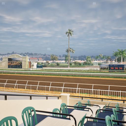 Del Mar Thoroughbred Club - Section Clubhouse Terrace Lvl 2 Tbl 408 Seat View