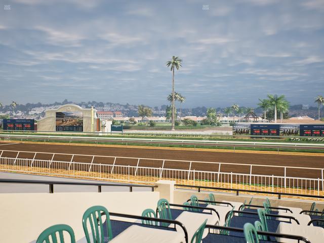Del Mar Thoroughbred Club - Section Clubhouse Terrace Lvl 2 Tbl 408 Seat View
