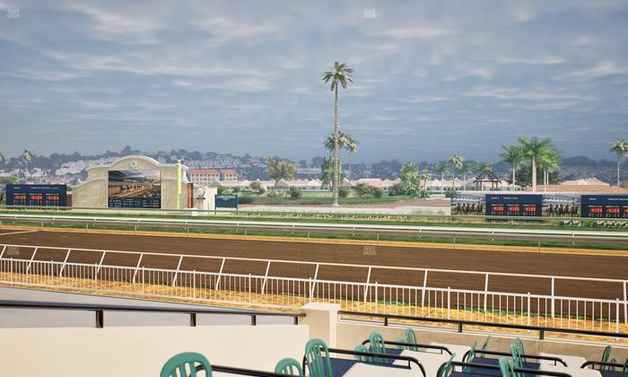 Del Mar Thoroughbred Club - Section Clubhouse Terrace Lvl 2 Tbl 408 Seat View