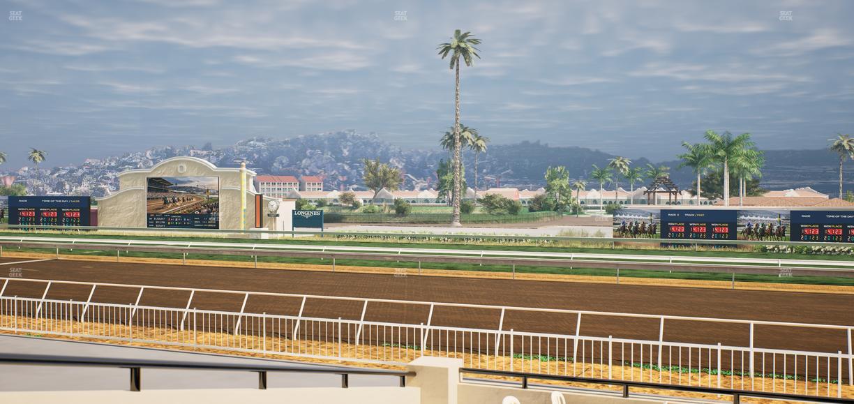 Del Mar Thoroughbred Club - Section Clubhouse Terrace Lvl 2 Tbl 408 Seat View