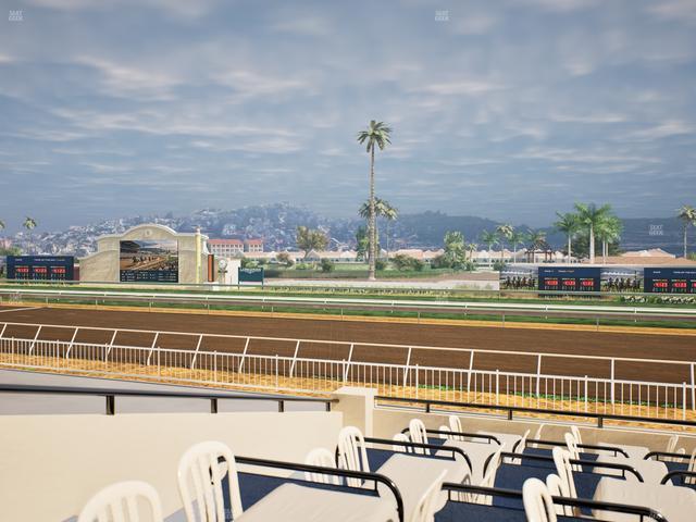 Del Mar Thoroughbred Club - Section Clubhouse Terrace Lvl 2 Tbl 408 Seat View