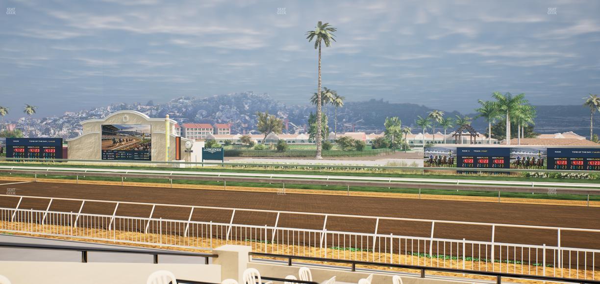 Del Mar Thoroughbred Club - Section Clubhouse Terrace Lvl 2 Tbl 409 Seat View