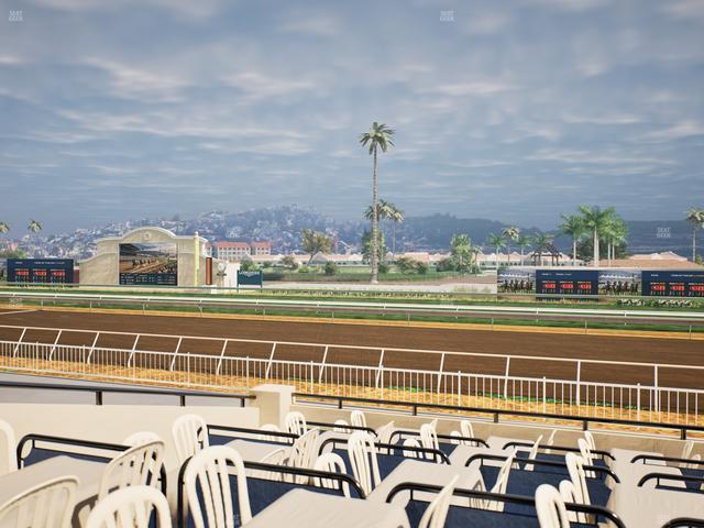 Del Mar Thoroughbred Club - Section Clubhouse Terrace Lvl 2 Tbl 409 Seat View