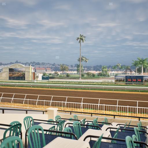 Del Mar Thoroughbred Club - Section Clubhouse Terrace Lvl 2 Tbl 409 Seat View