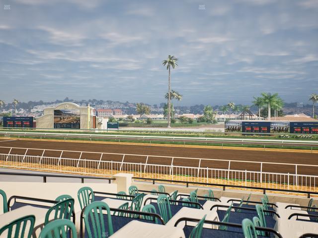 Del Mar Thoroughbred Club - Section Clubhouse Terrace Lvl 2 Tbl 409 Seat View
