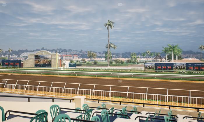 Del Mar Thoroughbred Club - Section Clubhouse Terrace Lvl 2 Tbl 409 Seat View