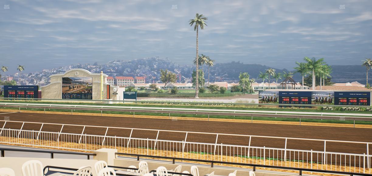 Del Mar Thoroughbred Club - Section Clubhouse Terrace Lvl 2 Tbl 410 Seat View