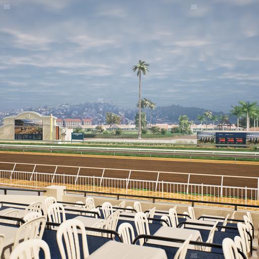 Del Mar Thoroughbred Club - Section Clubhouse Terrace Lvl 2 Tbl 410 Seat View