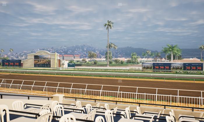 Del Mar Thoroughbred Club - Section Clubhouse Terrace Lvl 2 Tbl 410 Seat View