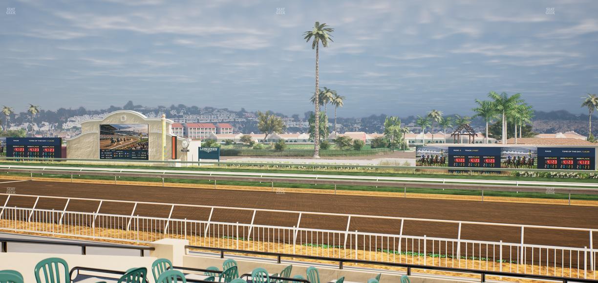 Del Mar Thoroughbred Club - Section Clubhouse Terrace Lvl 2 Tbl 410 Seat View