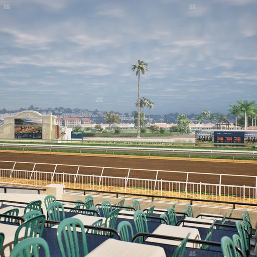 Del Mar Thoroughbred Club - Section Clubhouse Terrace Lvl 2 Tbl 410 Seat View