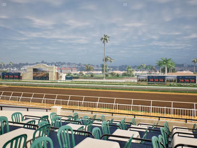 Del Mar Thoroughbred Club - Section Clubhouse Terrace Lvl 2 Tbl 410 Seat View