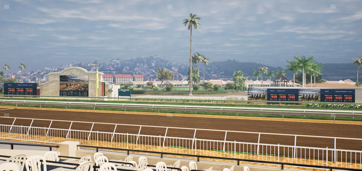 Del Mar Thoroughbred Club - Section Clubhouse Terrace Lvl 2 Tbl 411 Seat View