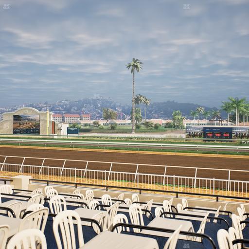 Del Mar Thoroughbred Club - Section Clubhouse Terrace Lvl 2 Tbl 411 Seat View
