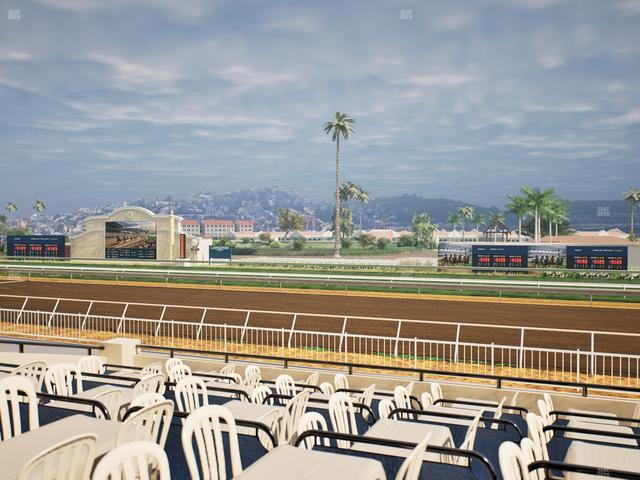 Del Mar Thoroughbred Club - Section Clubhouse Terrace Lvl 2 Tbl 411 Seat View