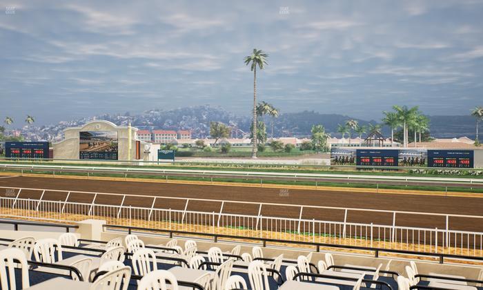 Del Mar Thoroughbred Club - Section Clubhouse Terrace Lvl 2 Tbl 411 Seat View