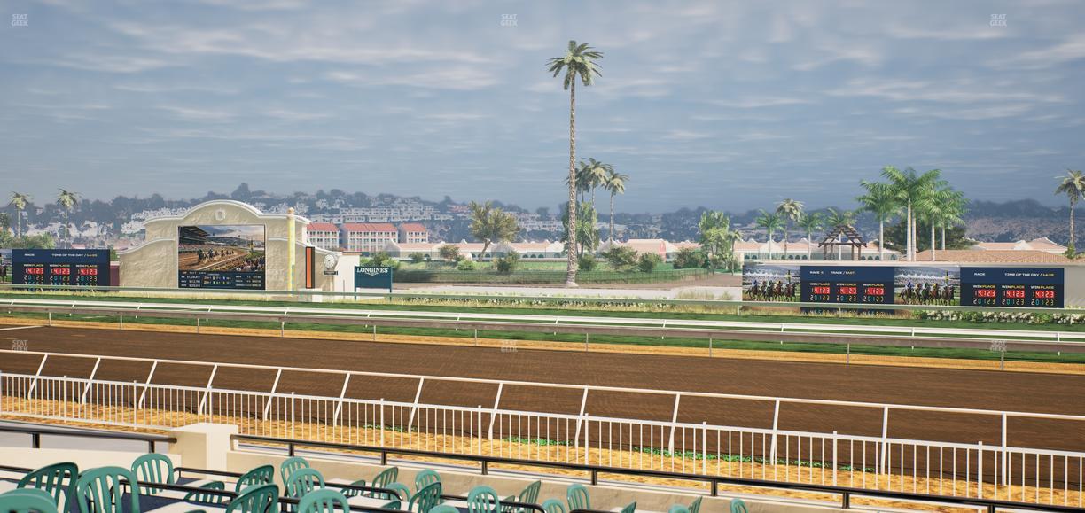Del Mar Thoroughbred Club - Section Clubhouse Terrace Lvl 2 Tbl 411 Seat View