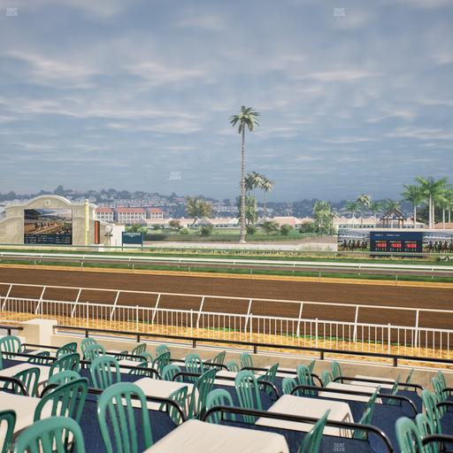 Del Mar Thoroughbred Club - Section Clubhouse Terrace Lvl 2 Tbl 411 Seat View
