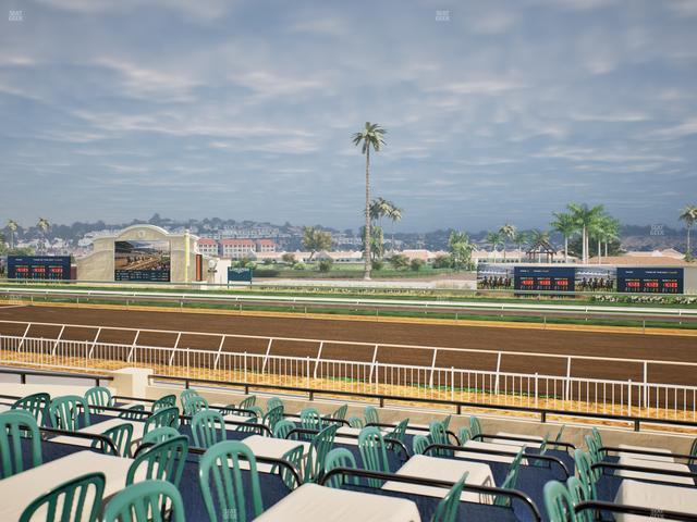 Del Mar Thoroughbred Club - Section Clubhouse Terrace Lvl 2 Tbl 411 Seat View