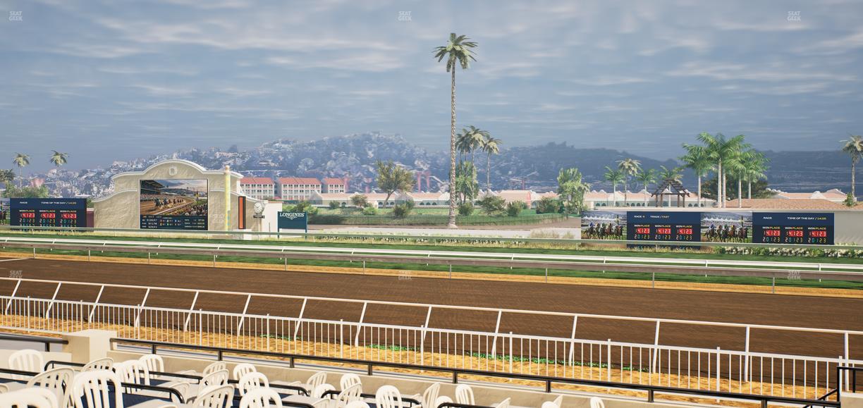 Del Mar Thoroughbred Club - Section Clubhouse Terrace Lvl 2 Tbl 412 Seat View