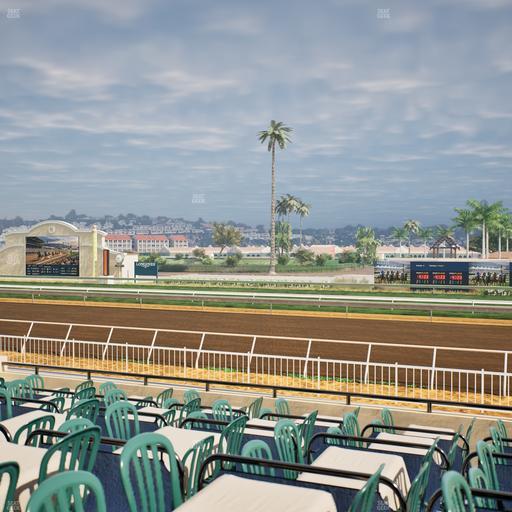 Del Mar Thoroughbred Club - Section Clubhouse Terrace Lvl 2 Tbl 412 Seat View