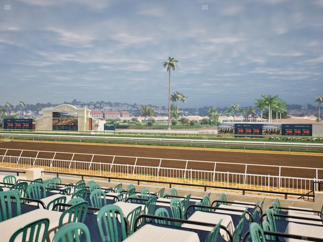 Del Mar Thoroughbred Club - Section Clubhouse Terrace Lvl 2 Tbl 412 Seat View