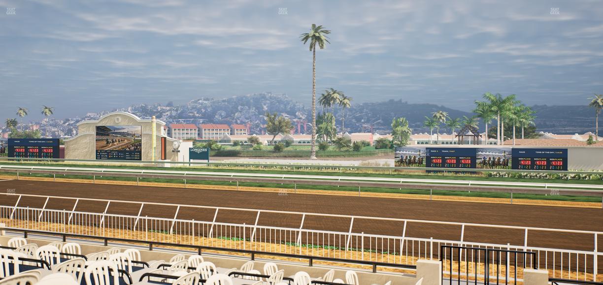 Del Mar Thoroughbred Club - Section Clubhouse Terrace Lvl 2 Tbl 413 Seat View