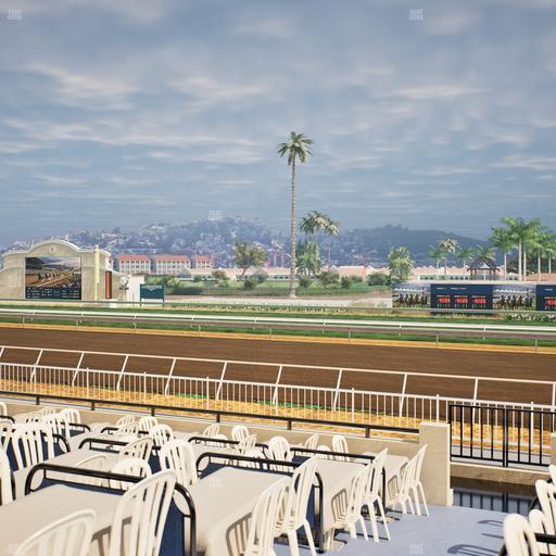 Del Mar Thoroughbred Club - Section Clubhouse Terrace Lvl 2 Tbl 413 Seat View