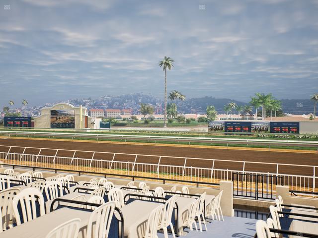 Del Mar Thoroughbred Club - Section Clubhouse Terrace Lvl 2 Tbl 413 Seat View