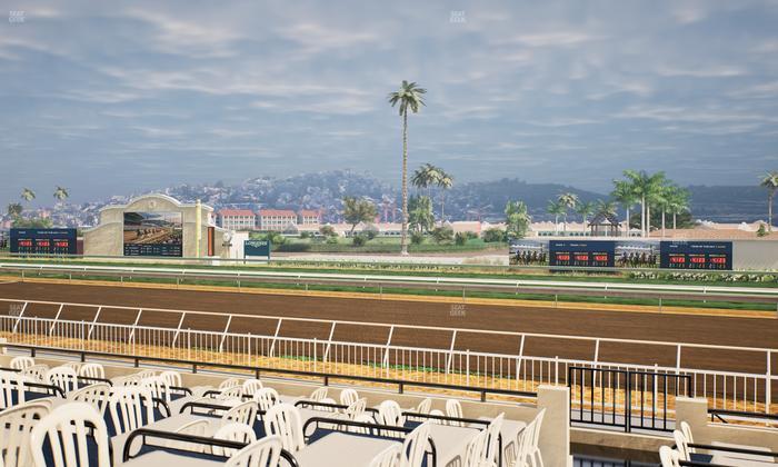 Del Mar Thoroughbred Club - Section Clubhouse Terrace Lvl 2 Tbl 413 Seat View