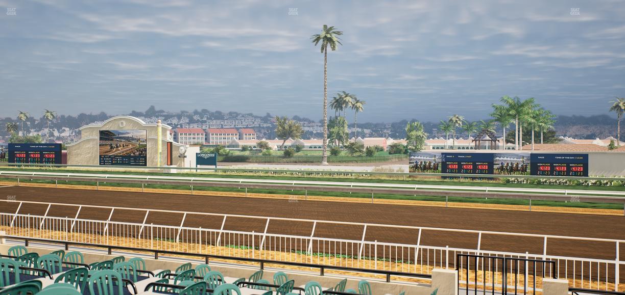 Del Mar Thoroughbred Club - Section Clubhouse Terrace Lvl 2 Tbl 413 Seat View
