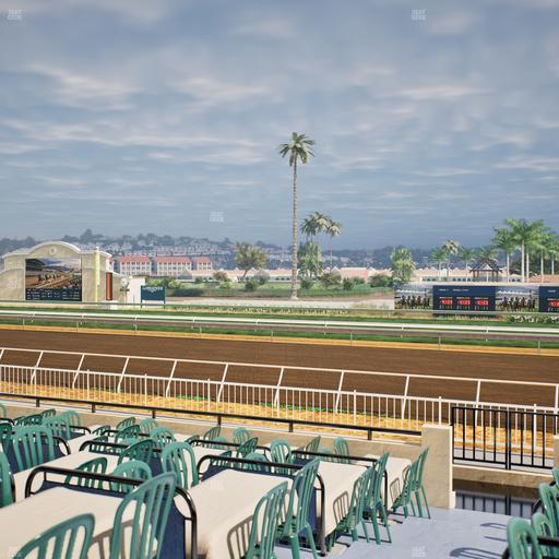 Del Mar Thoroughbred Club - Section Clubhouse Terrace Lvl 2 Tbl 413 Seat View
